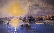 Ivan Aivazovsky Constantinople Sunset oil painting reproduction